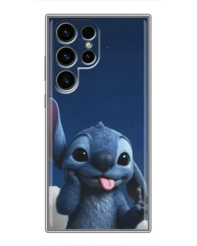 Чехол для Ulefone Note 22 с картинкой «Стич в облаках»