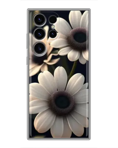 Чохол для Ulefone Note 22 з картинкою «Білі маргаритки макро»