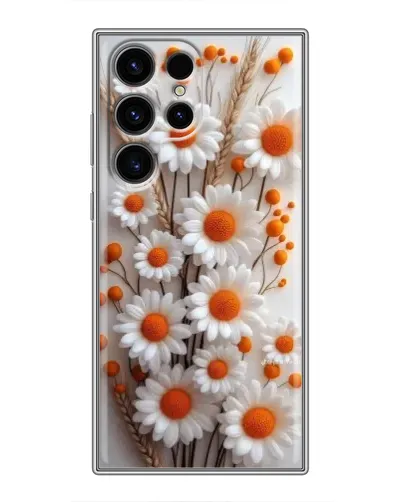Чохол для Ulefone Note 22 з картинкою «Білі сухоцвіти»