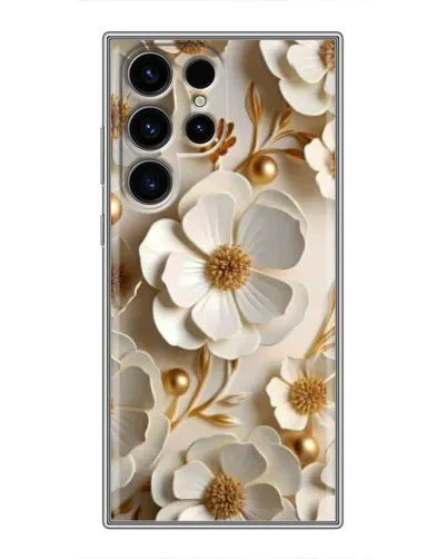 Чохол для Ulefone Note 22 з картинкою «Білі паперові квіти»