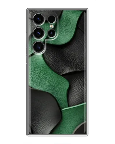Чохол для Ulefone Note 22 з картинкою «Зелені шкіряні хвилі»