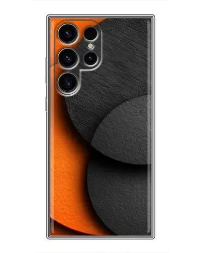 Чохол для Ulefone Note 22 з картинкою «Геометрія помаранчевих кіл»