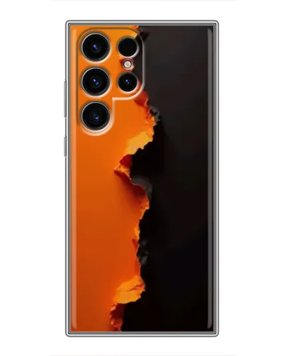 Чохол для Ulefone Note 22 з картинкою «Помаранчевий розлом»
