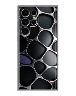 Чохол для Ulefone Note 22 з картинкою «Об'ємна темна решітка»