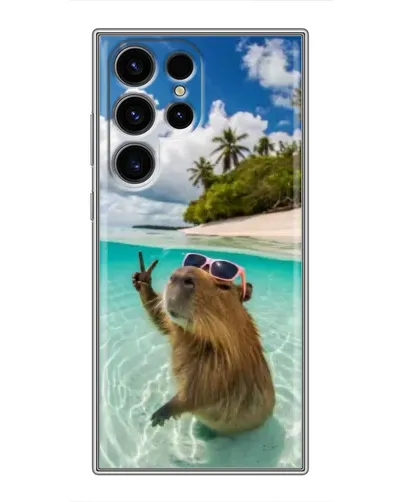 Чохол для Ulefone Note 22 з картинкою «Капібара на морі» Чохол для Ulefone Note 22 з картинкою «Капібара на морі»