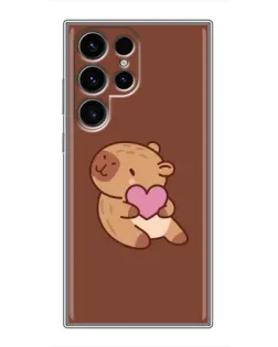 Чохол для Ulefone Note 22 з картинкою «Капібара з серцем»