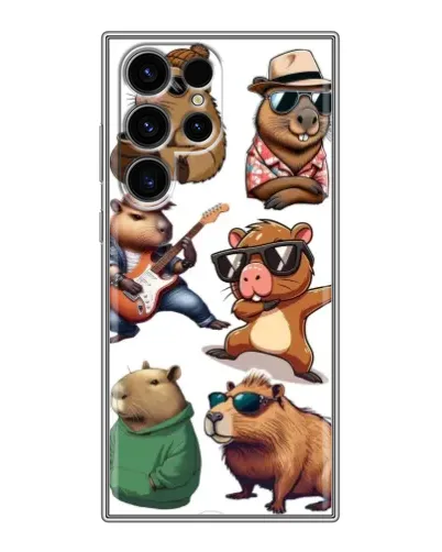Чохол для Ulefone Note 22 з картинкою «Круті капібари музиканти» Чохол для Ulefone Note 22 з картинкою «Круті капібари музиканти»