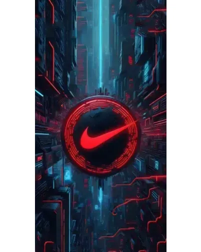 Чехол для Ulefone с картинкой «Техногенный стиль Nike»