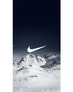 Чехол для Ulefone с картинкой «Nike — зимние горы»