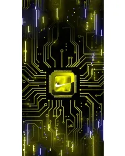 Чехол для Ulefone с картинкой «Nike — золотая искра»