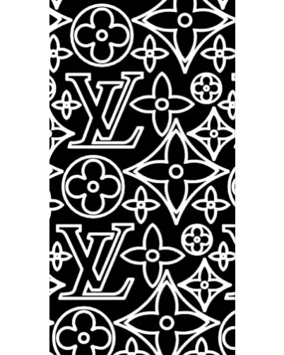Чехол для Ulefone с картинкой «Черно-белый узор LV»