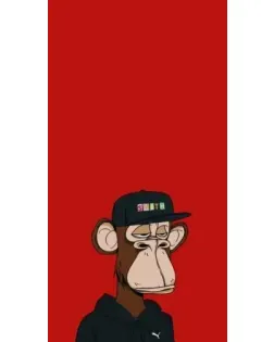 Чехол для Ulefone с картинкой «Bored Ape — красный фон» Чехол для Ulefone с картинкой «Bored Ape — красный фон»