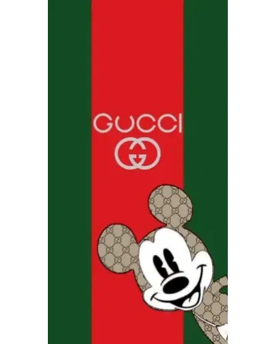 Чехол для Ulefone с картинкой «Gucci — полосы и Микки»