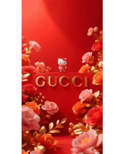 Чехол для Ulefone с картинкой «Gucci — золотой сад»