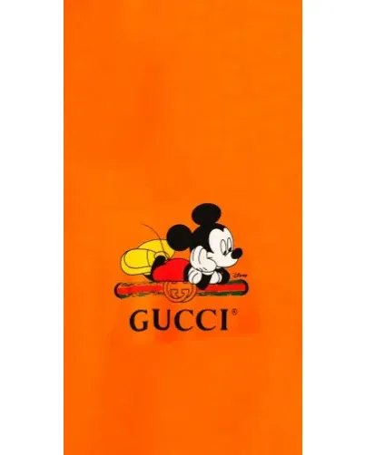 Чехол для Ulefone с картинкой «Микки Маус Gucci — оранж»
