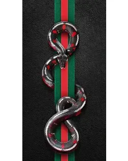 Чохол для Ulefone з картинкою «Gucci — змія на смузі»
