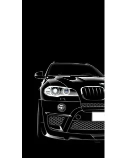 Чехол для Ulefone с картинкой «Темный силуэт BMW»