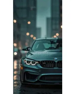 Чехол для Ulefone с картинкой «BMW в огнях города»