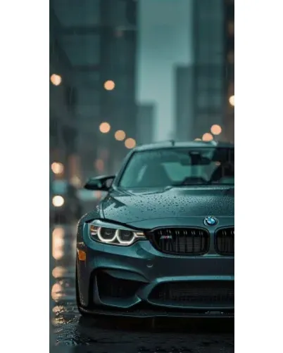 Чехол для Ulefone с картинкой «BMW в огнях города»