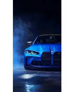 Чехол для Ulefone с картинкой «Голубая BMW M4»