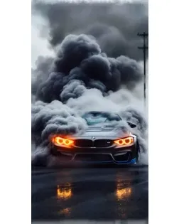 Чехол для Ulefone с картинкой «BMW в дыму»