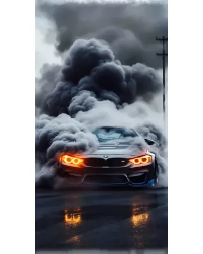 Чехол для Ulefone с картинкой «BMW в дыму»
