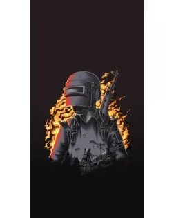 Чохол для Ulefone з картинкою «PUBG — вогняний силует»