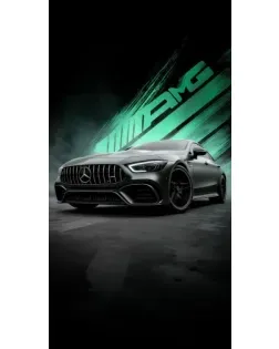 Чехол для Ulefone с картинкой «Темный Mercedes AMG»