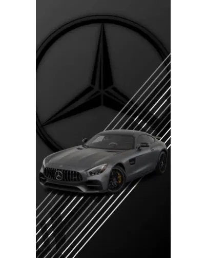 Чехол для Ulefone с картинкой «Mercedes AMG — графика»