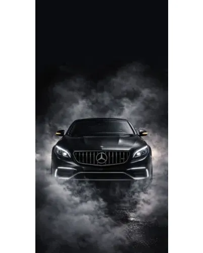 Чехол для Ulefone с картинкой «Mercedes в дыму»