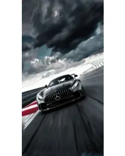 Чехол для Ulefone с картинкой «Гоночный Mercedes AMG»