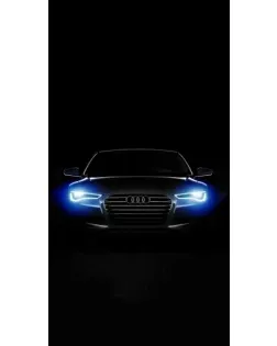 Чехол для Ulefone с картинкой «Audi в неоне»