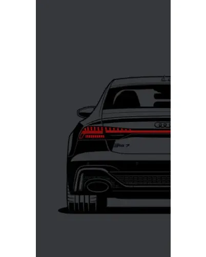 Чехол для Ulefone с картинкой «Задняя часть Audi — арт»