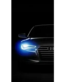 Чехол для Ulefone с картинкой «Неоновый взгляд Audi»