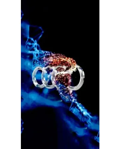 Чехол для Ulefone с картинкой «Энергия лого Audi»