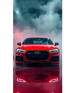 Чехол для Ulefone с картинкой «Audi RS — красный стиль»