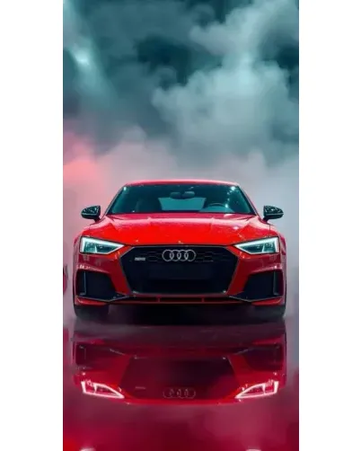 Чехол для Ulefone с картинкой «Audi RS — красный стиль»