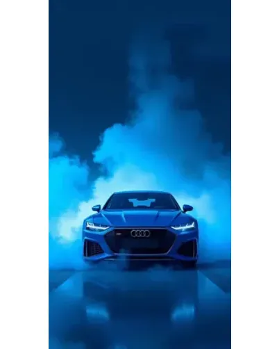 Чехол для Ulefone с картинкой «Audi — голубая энергия»