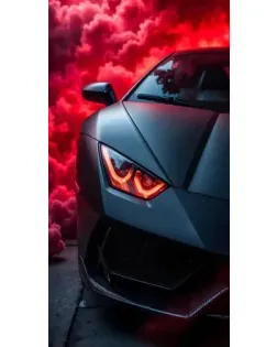 Чехол для Ulefone с картинкой «Lamborghini красное сияние» Чехол для Ulefone с картинкой «Lamborghini красное сияние»