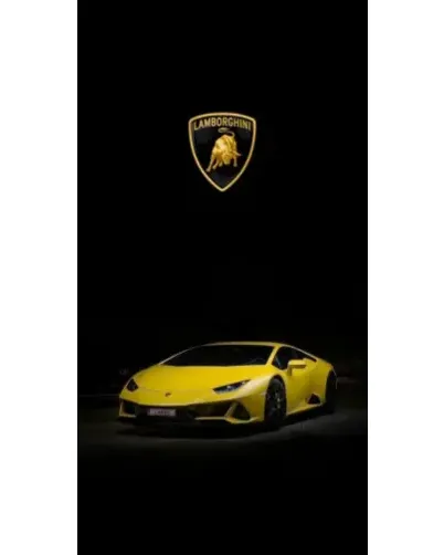 Чехол для Ulefone с картинкой «Lamborghini желтый акцент»