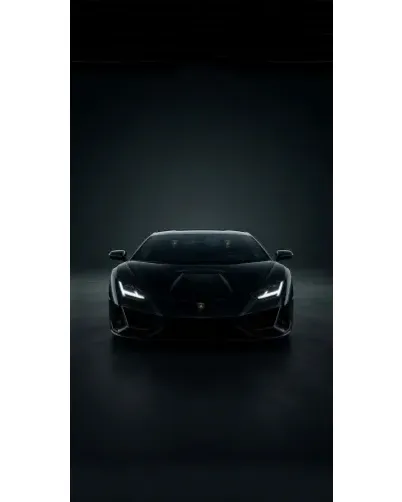 Чехол для Ulefone с картинкой «Черный Lamborghini Aventador»