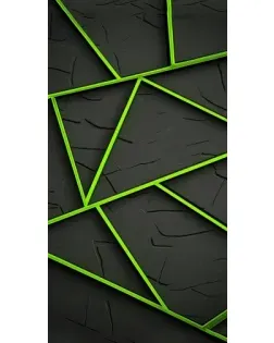 Чохол для Ulefone з картинкою «Зелені геометричні лінії»