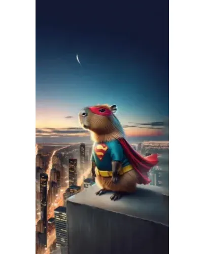 Чехол для Ulefone с картинкой «Капи-мен супергерой»