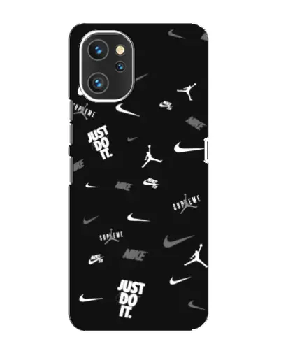 Чехол для UMIDIGI A13 Pro с картинкой «Nike Black Pattern»