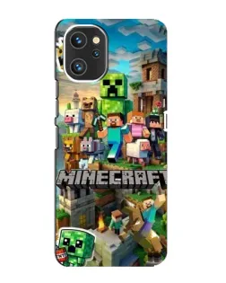 Чехол для UMIDIGI A13 Pro с картинкой «Замок Minecraft»