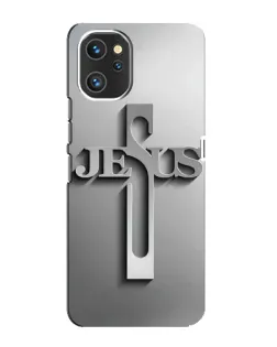 Чехол для UMIDIGI A13 Pro с картинкой «Металлический крест Jesus»