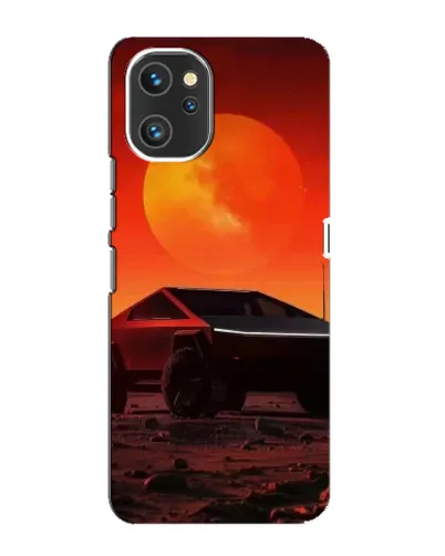Чехол для UMIDIGI A13 Pro с картинкой «Cybertruck на Марсе»