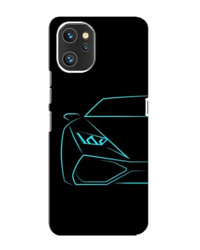 Чехол для UMIDIGI A13 Pro с картинкой «Голубой силуэт Lamborghini» Чехол для UMIDIGI A13 Pro с картинкой «Голубой силуэт Lamborghini»
