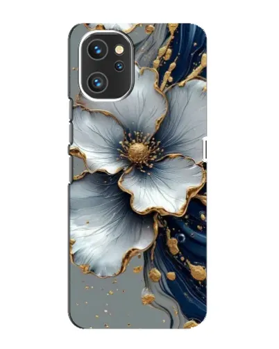 Чехол для UMIDIGI A13 Pro с картинкой «Белый цветок и золотой флюид» Чехол для UMIDIGI A13 Pro с картинкой «Белый цветок и золотой флюид»