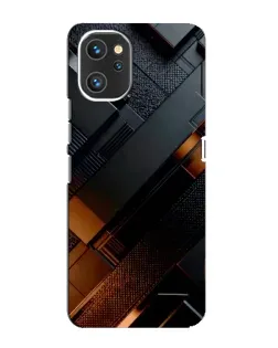 Чехол для UMIDIGI A13 Pro с картинкой «Черные геометрические блоки»